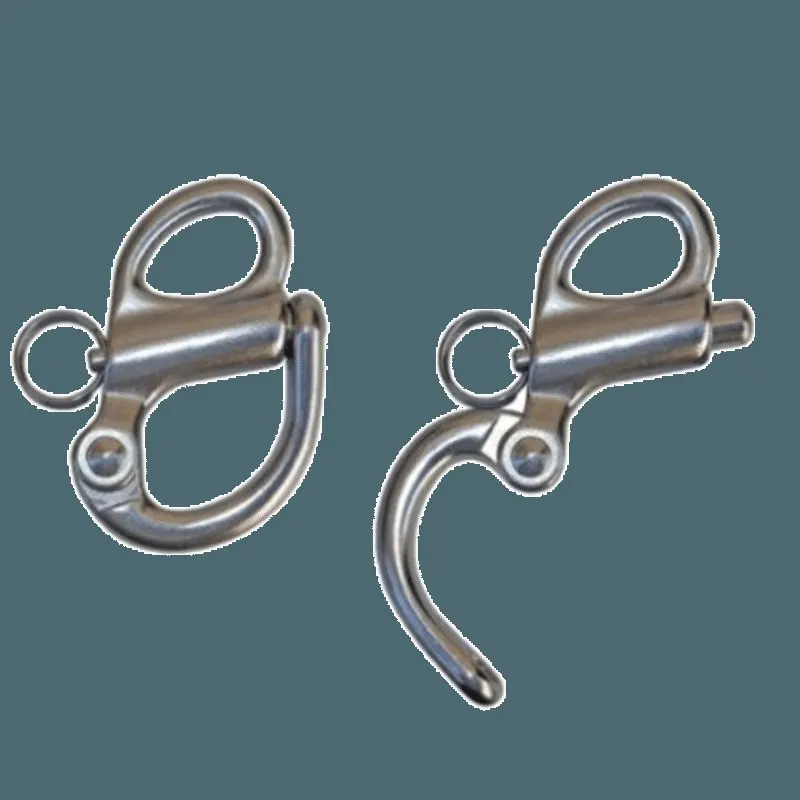 Heavy-Duty Snap Shackle with Swivel D-Ring Bail