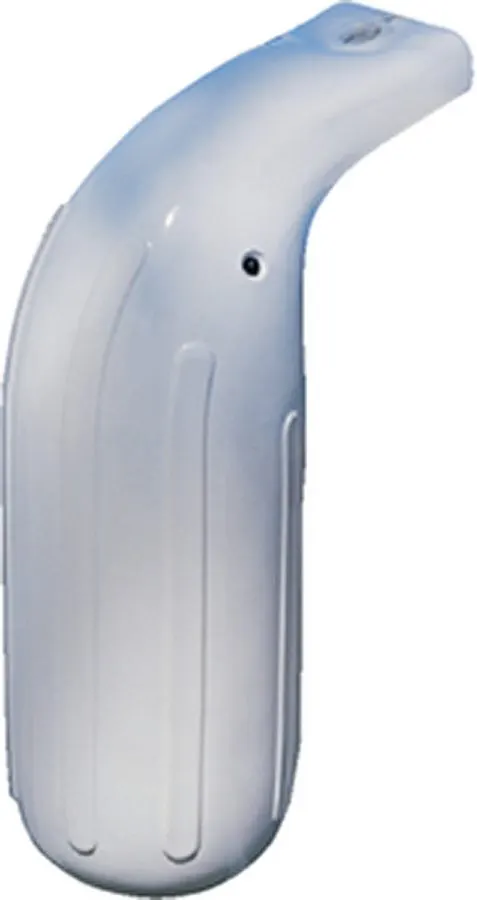 Low-Freeboard Cylindrical Fender for Tenders 10 x 30 cm - Grey