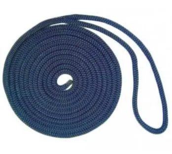 5/8" x 35 ft Double Braid Nylon Spring Line, Navy