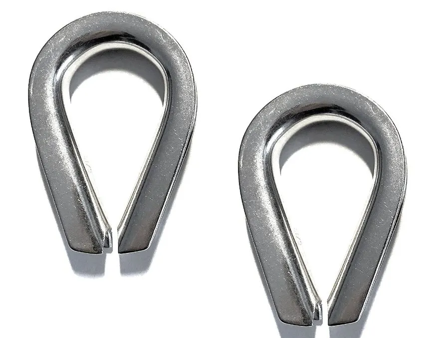 316 Stainless Steel Heavy Duty Thimble 16mm (5/8")