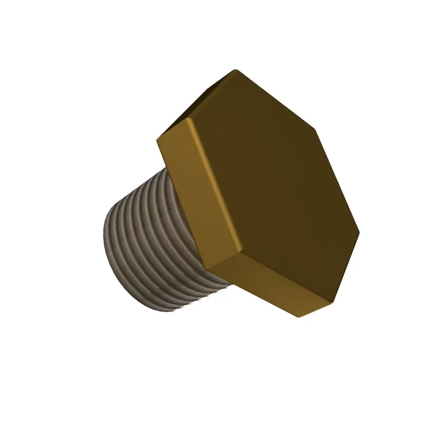 Brass Plug for Pencil Anode - 3/8" NPT