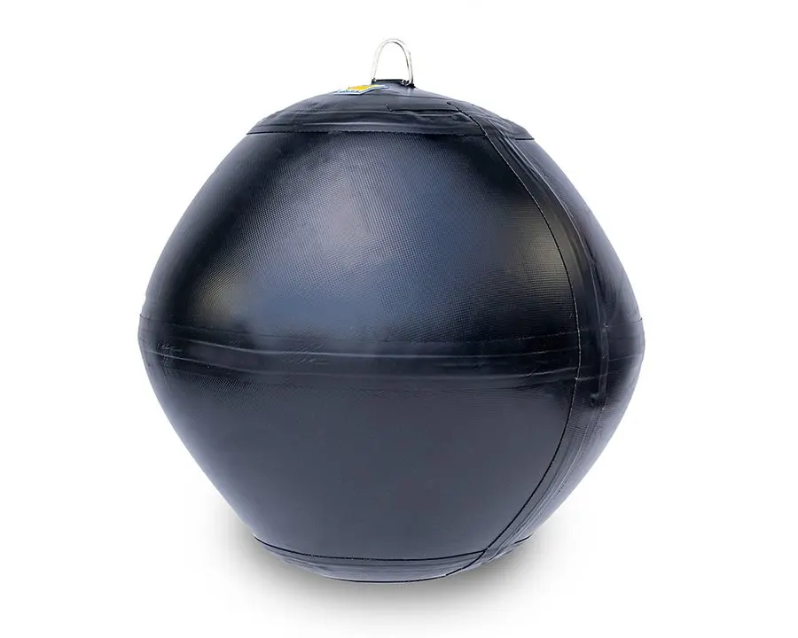 Inflatable Spherical Ball Fender 60 cm - Black