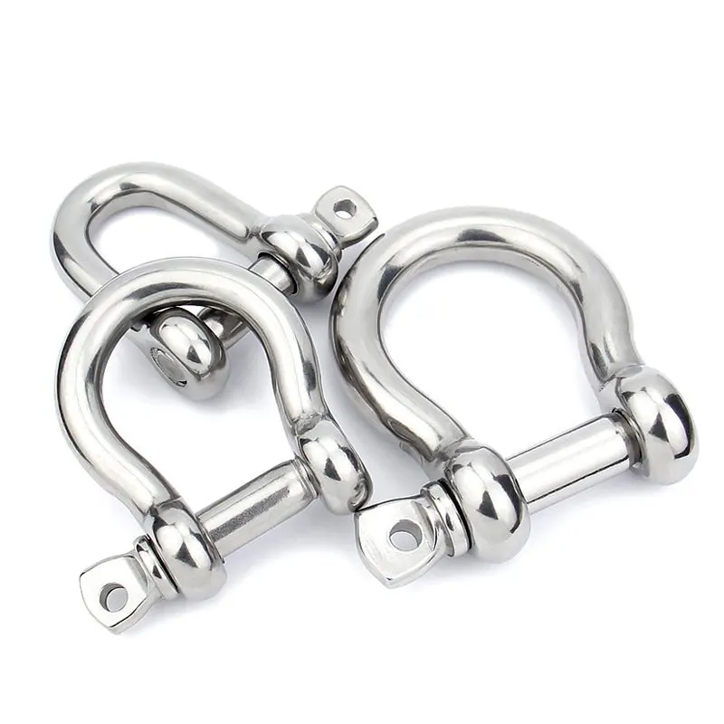 Combined D & Bow Shackle Set, 304/316 Stainless