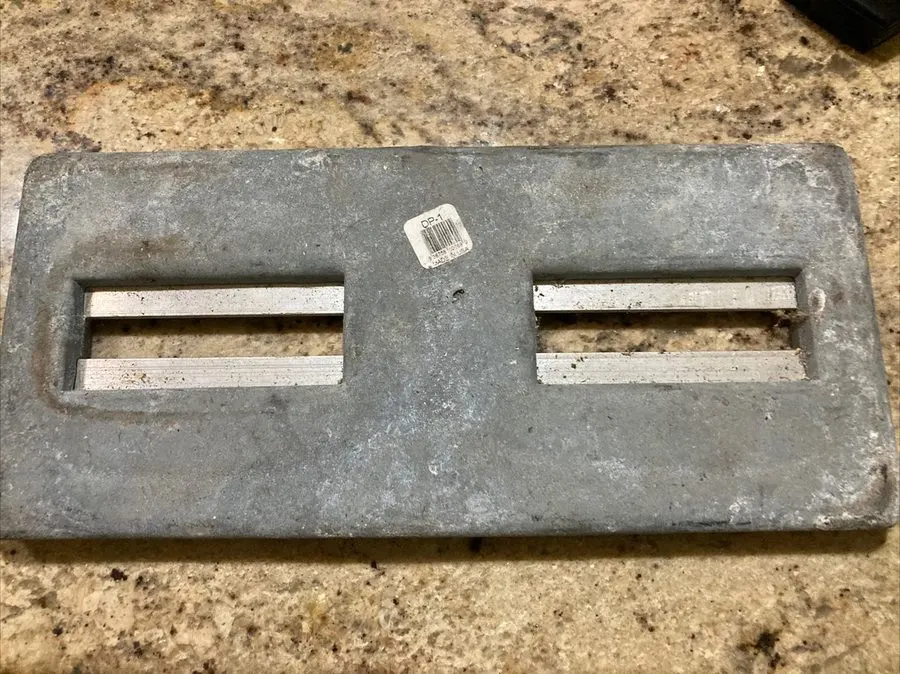DP-612 Streamlined Bolt-On Hull Anode – Magnesium, Freshwater