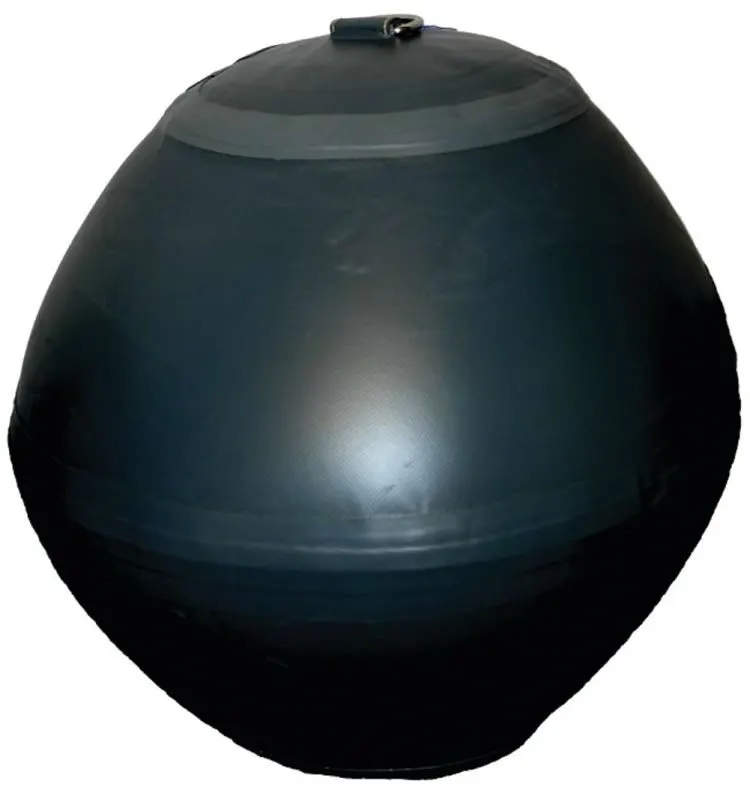 Inflatable Spherical Ball Fender 60 cm - Black