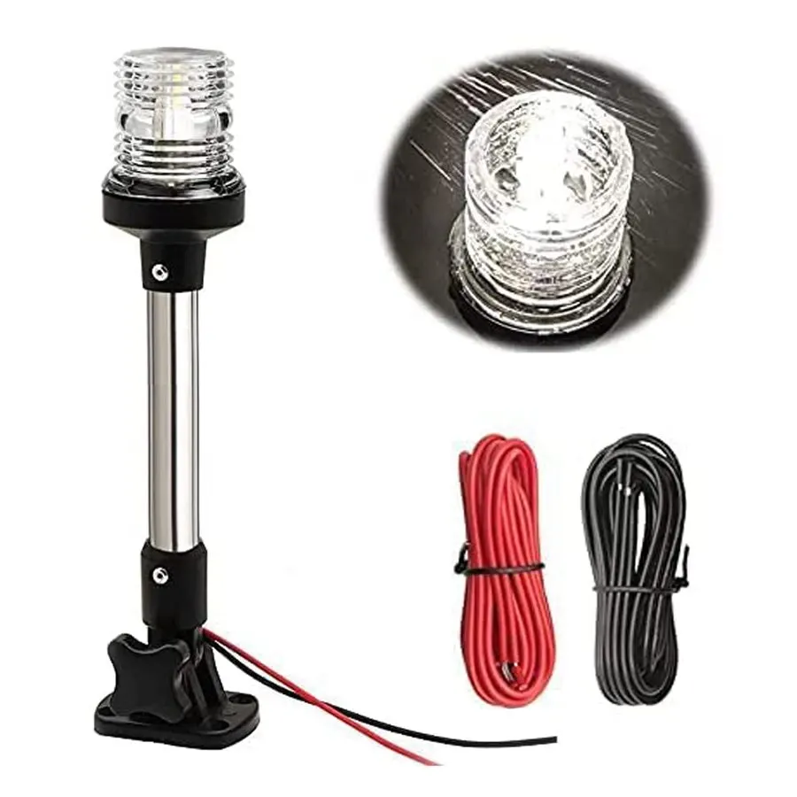 9" Fold-Down Pole LED Anchor Light