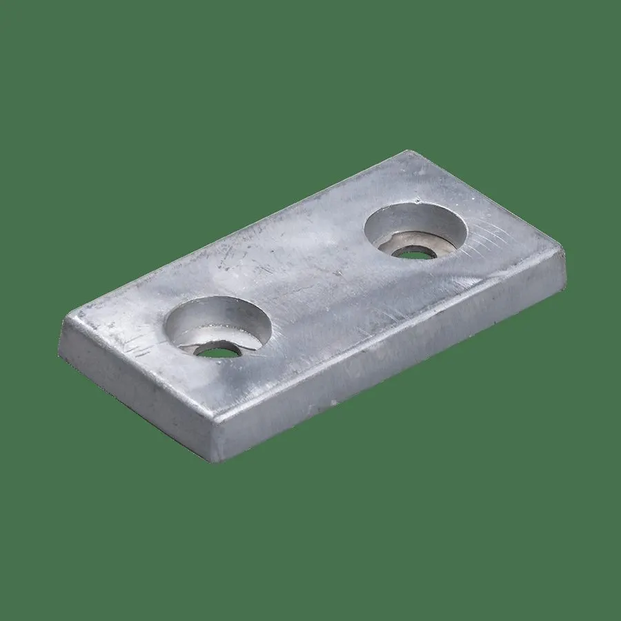 R-3H One-Piece Rudder Anode – Aluminium, 4 in Heavy