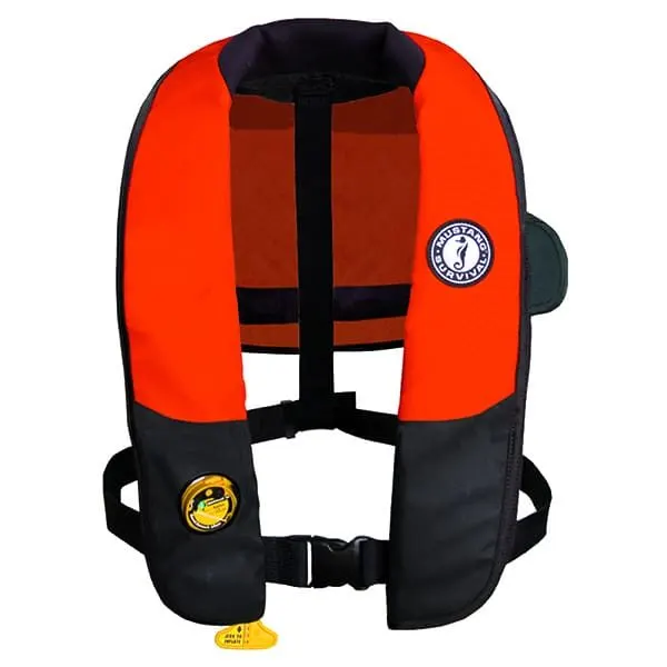 Auto/Manual Inflatable Life Jacket - Orange