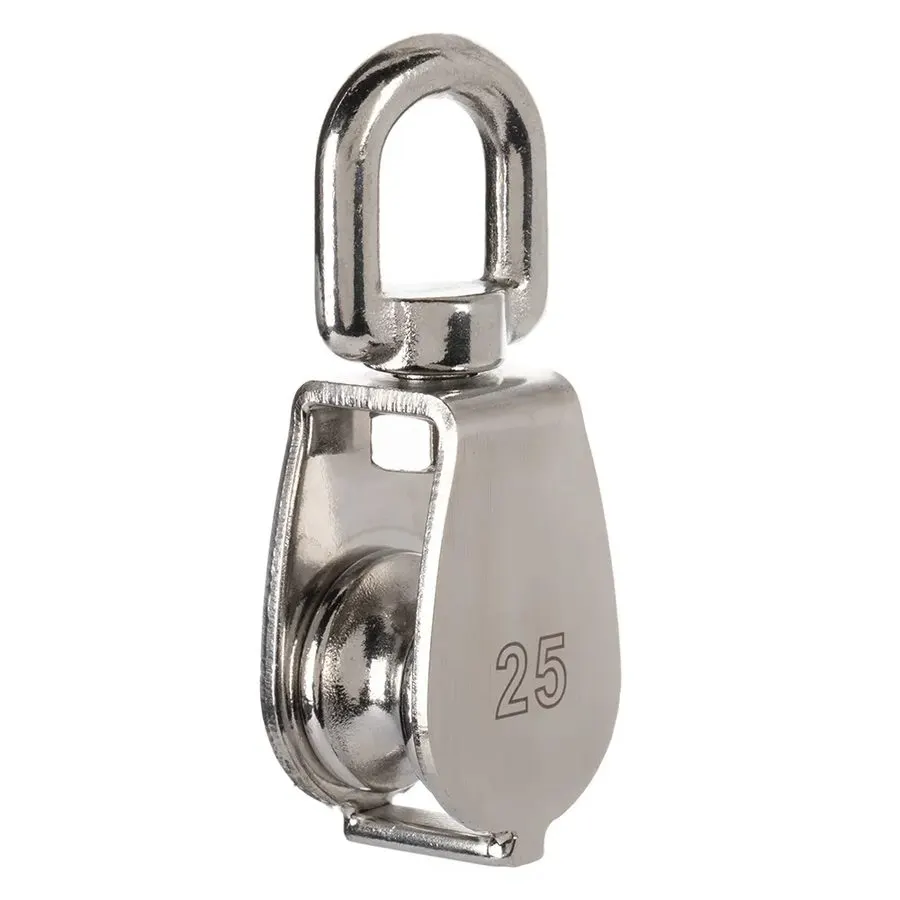 29mm Single Block with Swivel Head & Becket, 316 Stainless