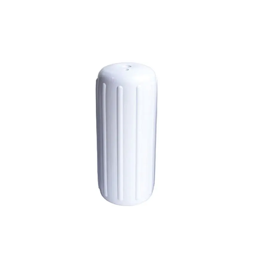 Center-Tube Through-Hole Cylindrical Fender 22 x 60 cm - White