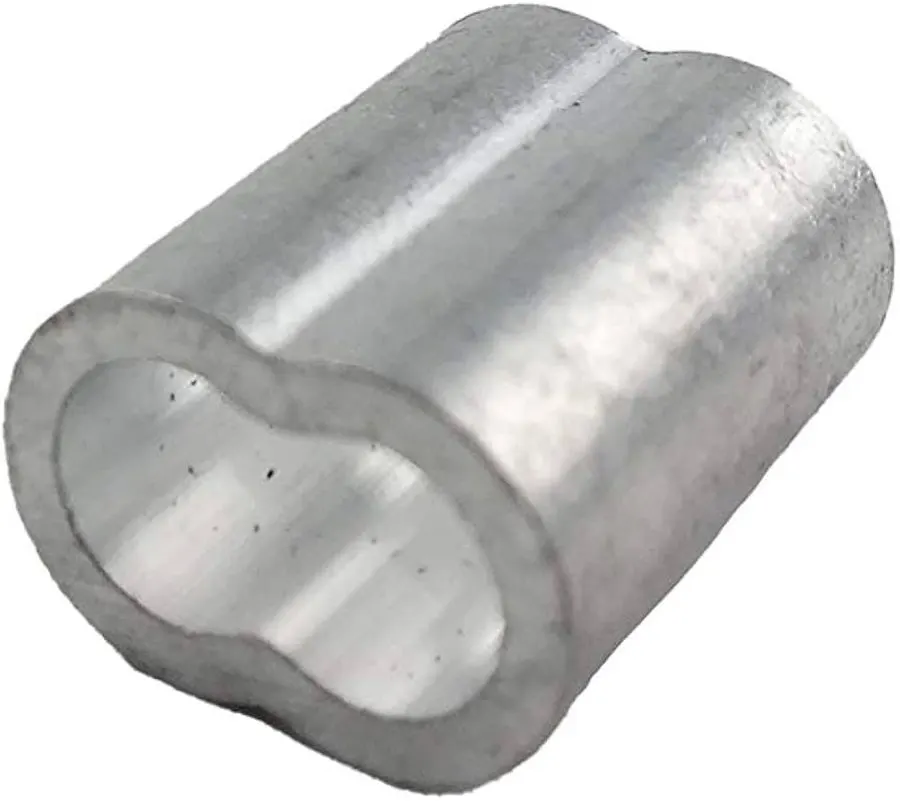 Aluminium Swage Ferrule Sleeves 3mm (Pack of 20)