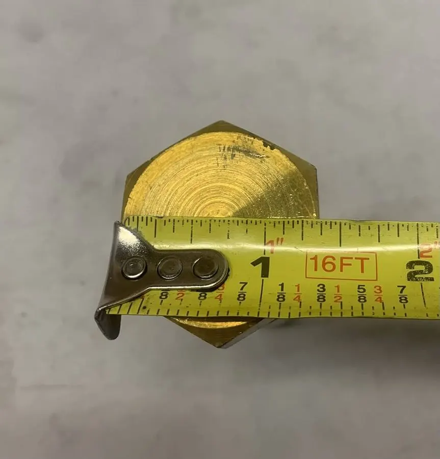 Universal 1/4" NPT Zinc Pencil Anode with Brass Plug - Small Cooler