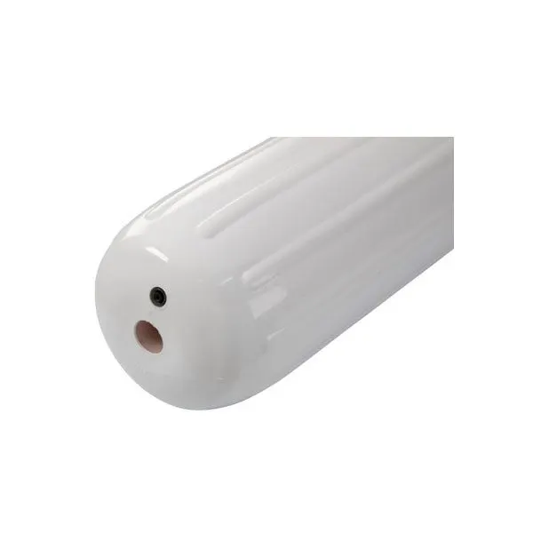 Tandem Twin-Chamber Cylindrical Fender 18 x 60 cm - White