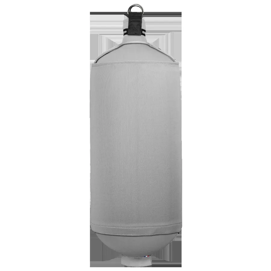 Fleece Cylindrical Fender Cover 12 x 40 cm - White (Pair)
