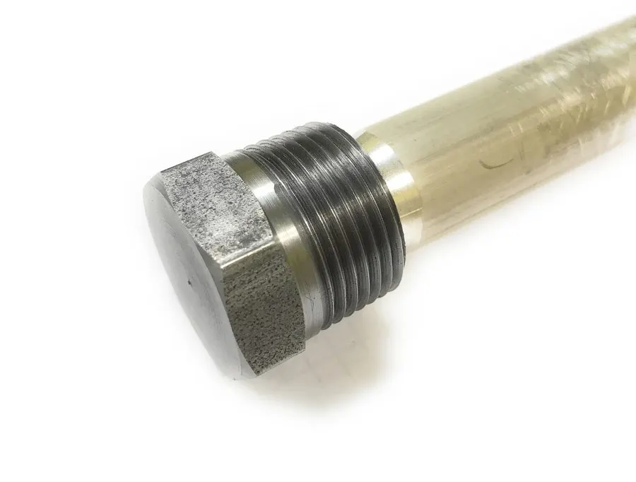 Magnesium Universal 1/2" NPT Pencil Anode with Plug - Freshwater Lakes