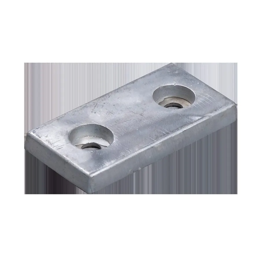 Bolt-On Zinc Hull Anode, 6 x 12 in.