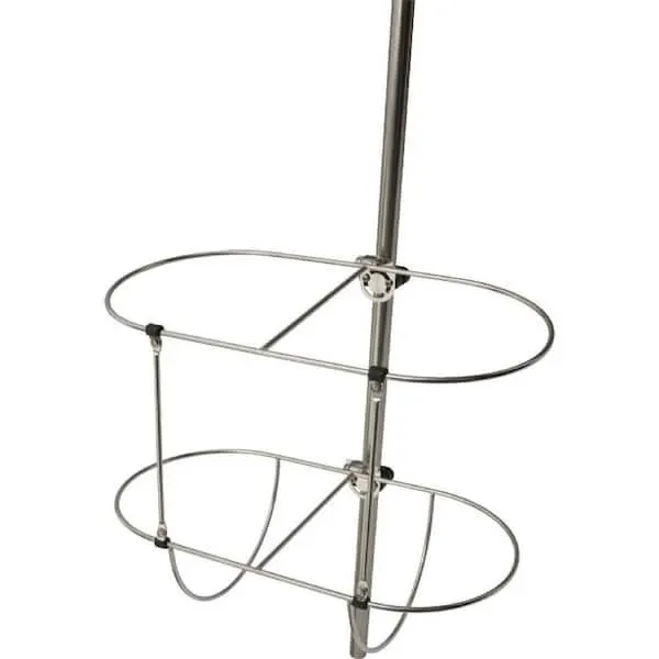 Stainless Rail-Mount Dual Fender Holder