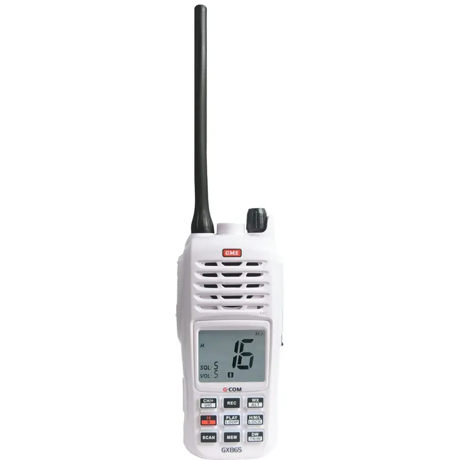 White Floating Handheld VHF with GPS