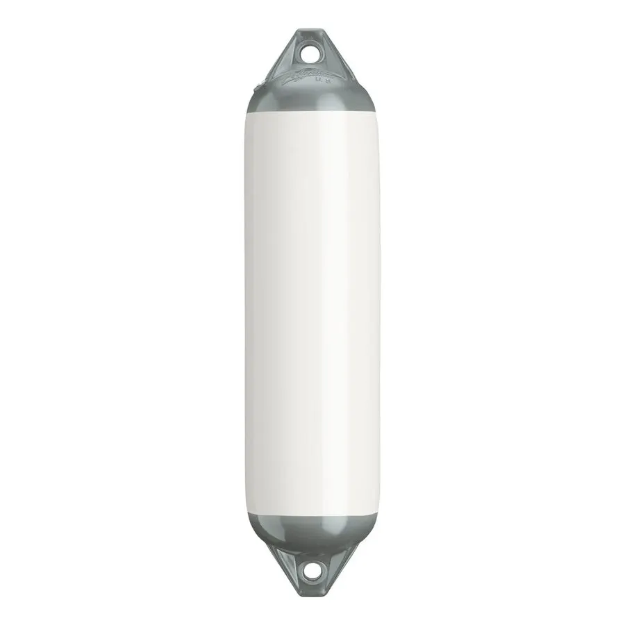 Large Yacht Cylindrical Fender 27 x 68 cm - White