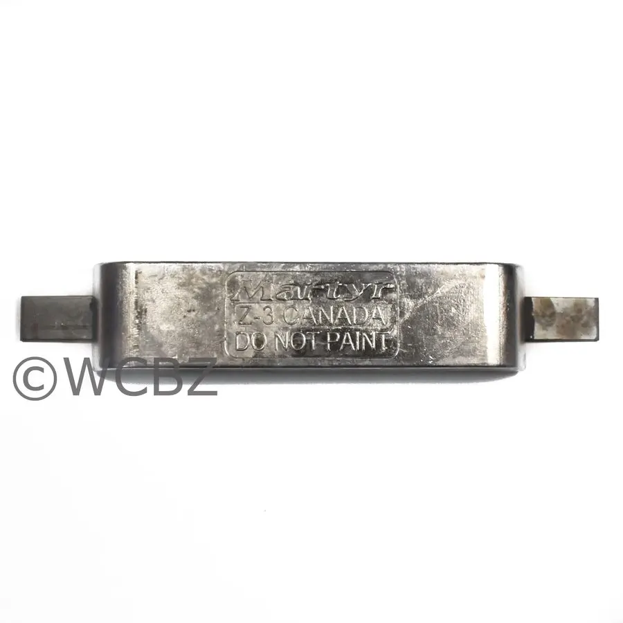 R-3H One-Piece Rudder Anode – Aluminium, 4 in Heavy