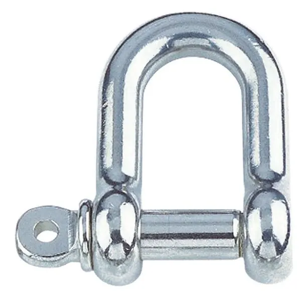 10mm Bow Shackle, 304 Stainless with Screw Pin