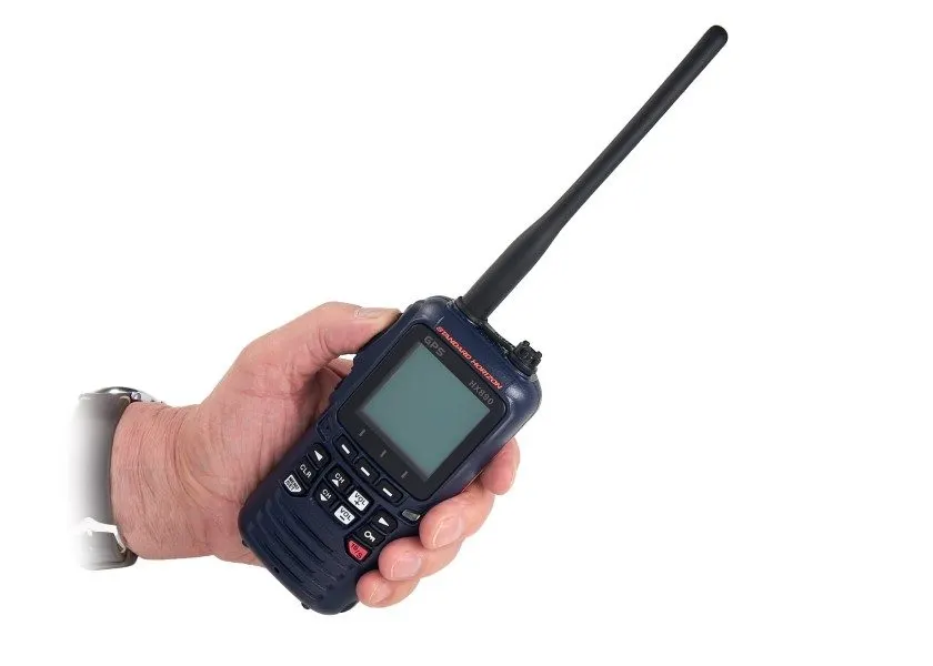 Floating DSC/GPS Handheld VHF, Navy Blue