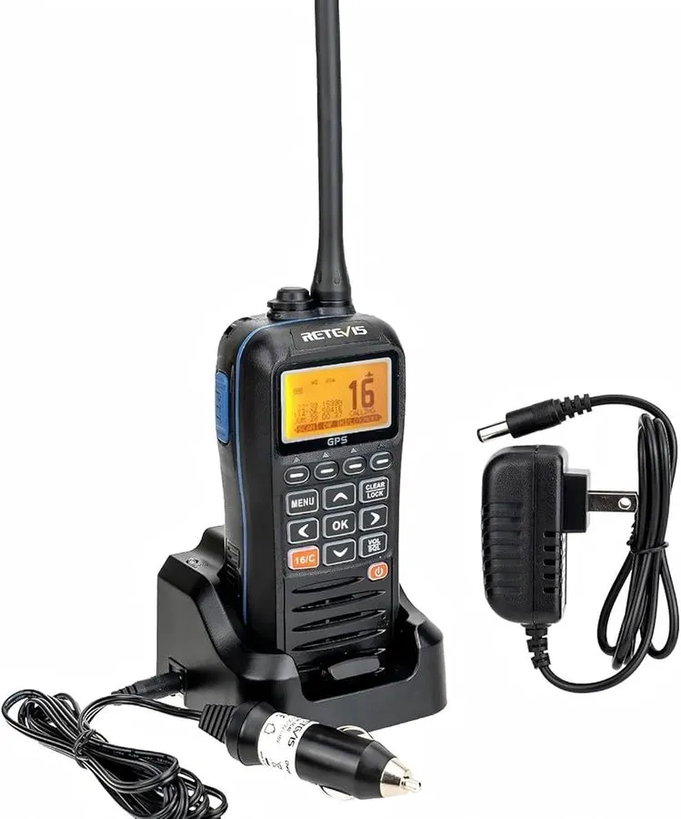Floating DSC/GPS Handheld VHF, Black