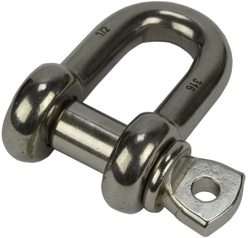 M28 Chain Bow Rigging Shackle, 316 Stainless