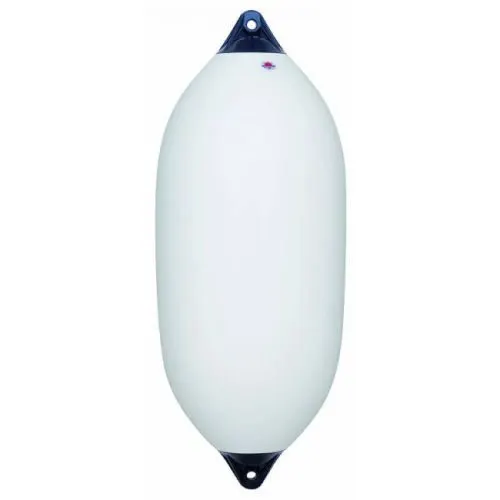 Heavy-Duty Cylindrical Dock Fender 30 x 90 cm - White