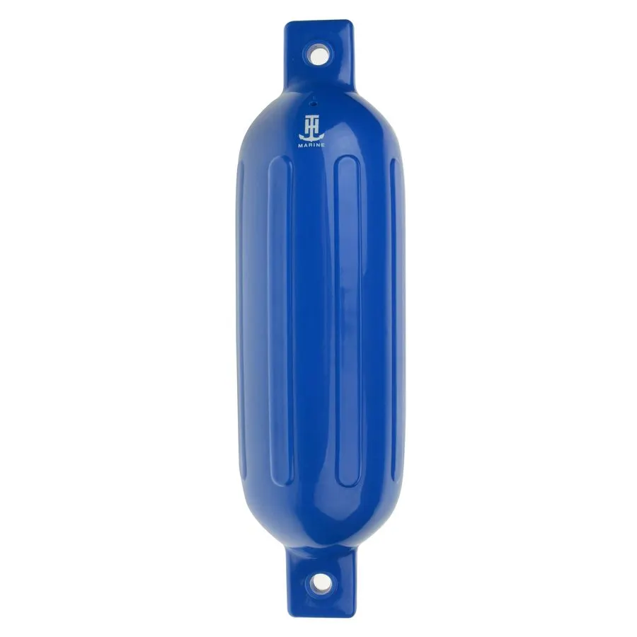 Twin-Eye Inflatable Cylindrical Fender 21 x 65 cm - Navy Blue