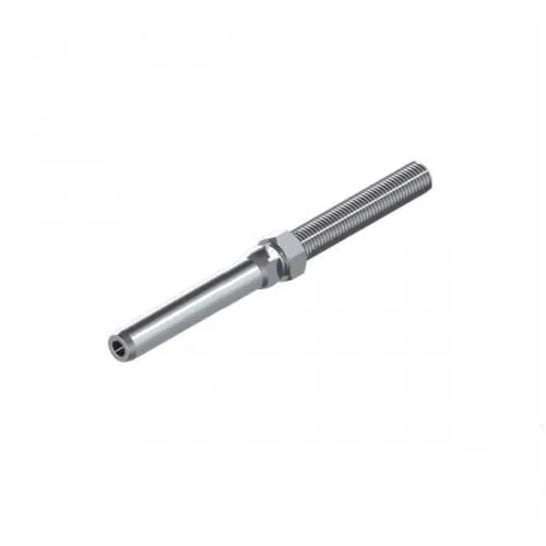 316 Stainless Steel Swage Stud Threaded Terminal M6 (for 4mm Wire)