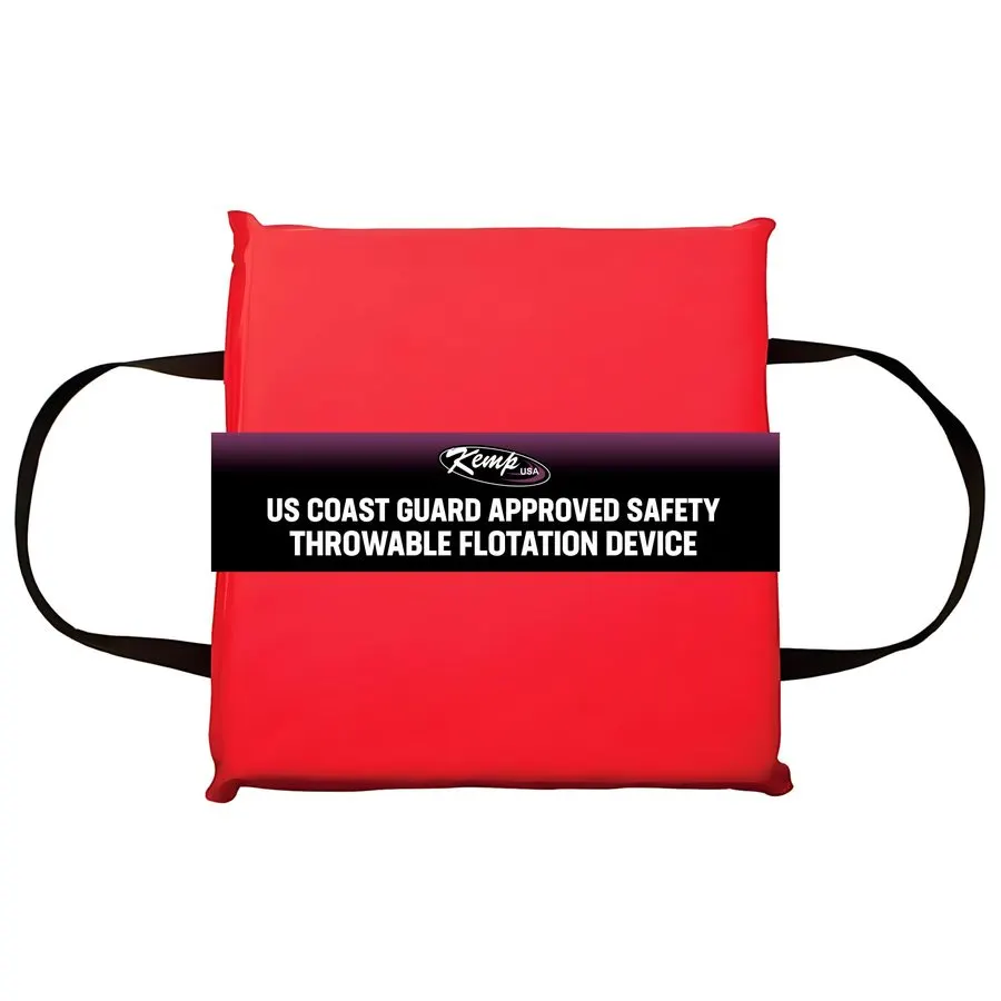 Type IV Foam Boat Cushion - Red