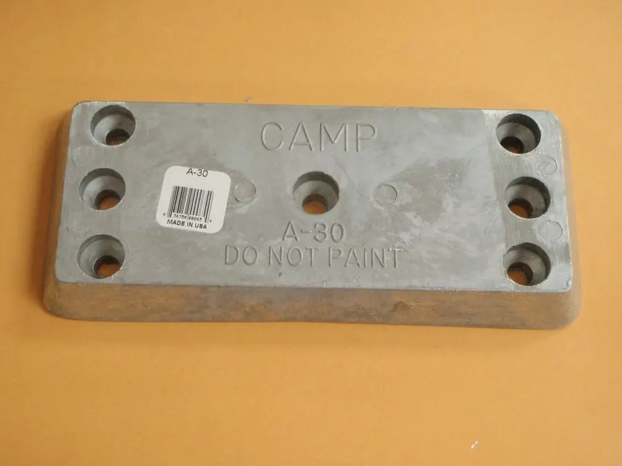 ZC-406 Bolt-On Hull Anode – Zinc