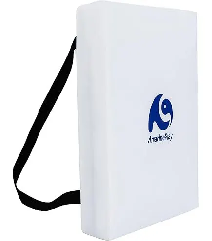 Buoyant Throwable Cushion - Vinyl White