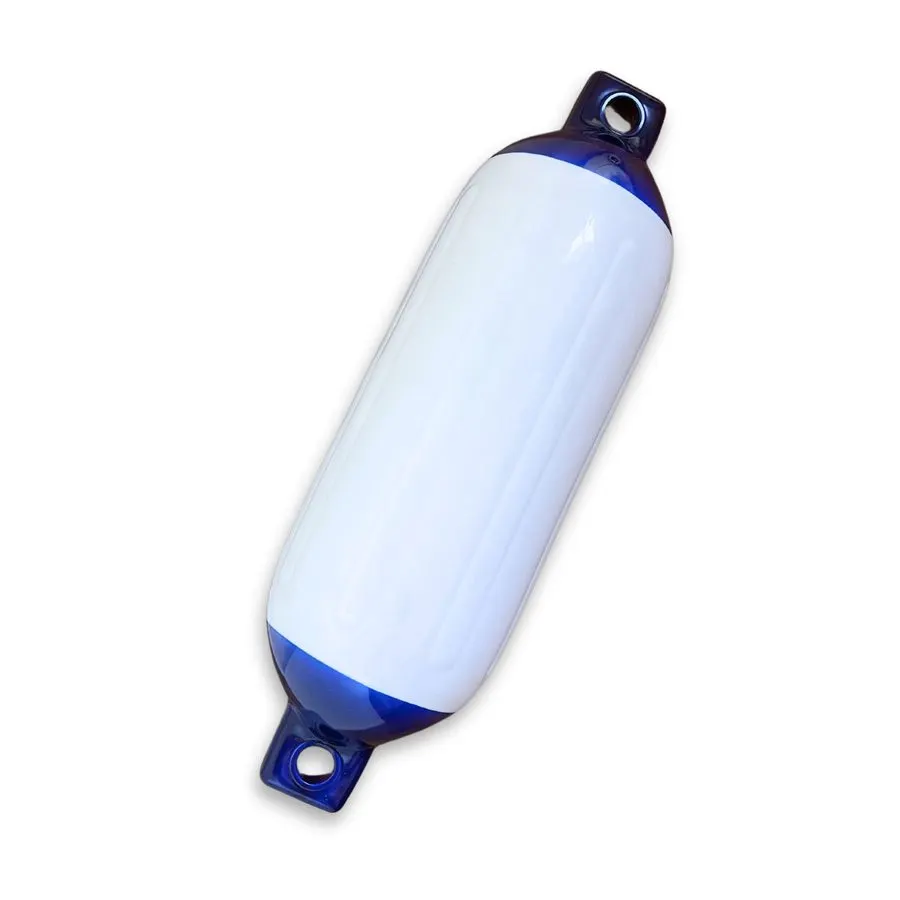 Ribbed Cylindrical Fender 12 x 48 cm - Black