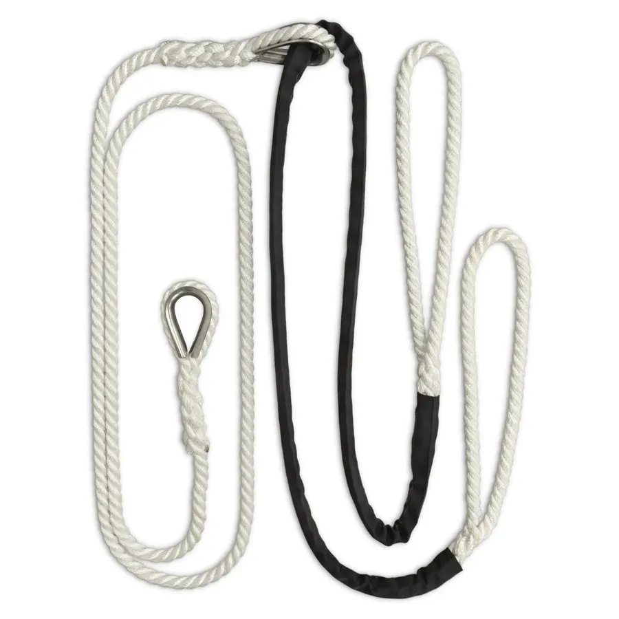 1/2" x 12 ft 3-Strand Nylon Mooring Pendant