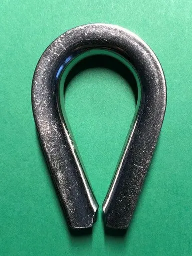 316 Stainless Steel Wire Rope Thimble 6mm (1/4")