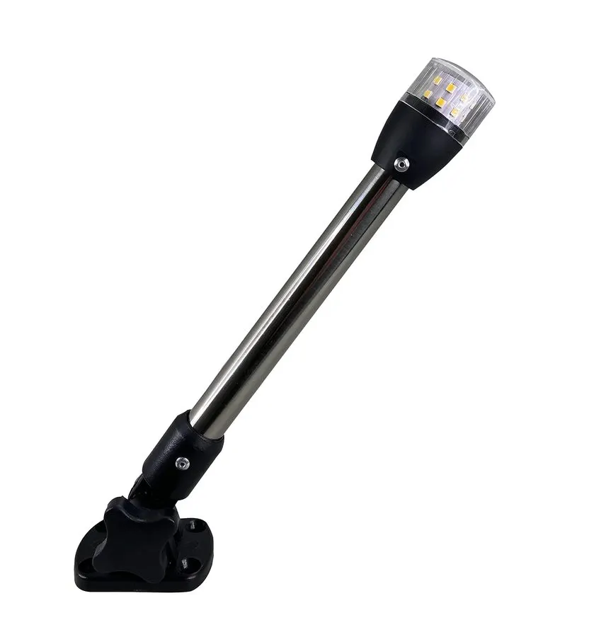 Fold-Down Rail-Mount Battery LED Anchor Light