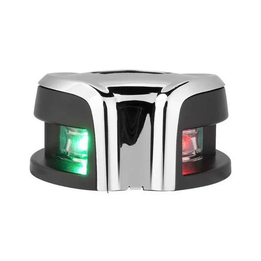 LED Bi-Color Bow Navigation Light, Horizontal Mount, Black