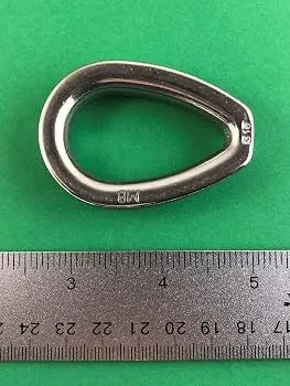 316 Stainless Steel Closed-End Cast Thimble 6mm
