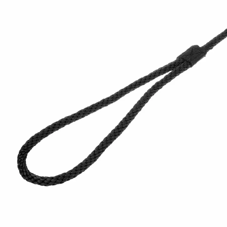 1/2" x 15 ft Double Braid Nylon Dock Line, Black