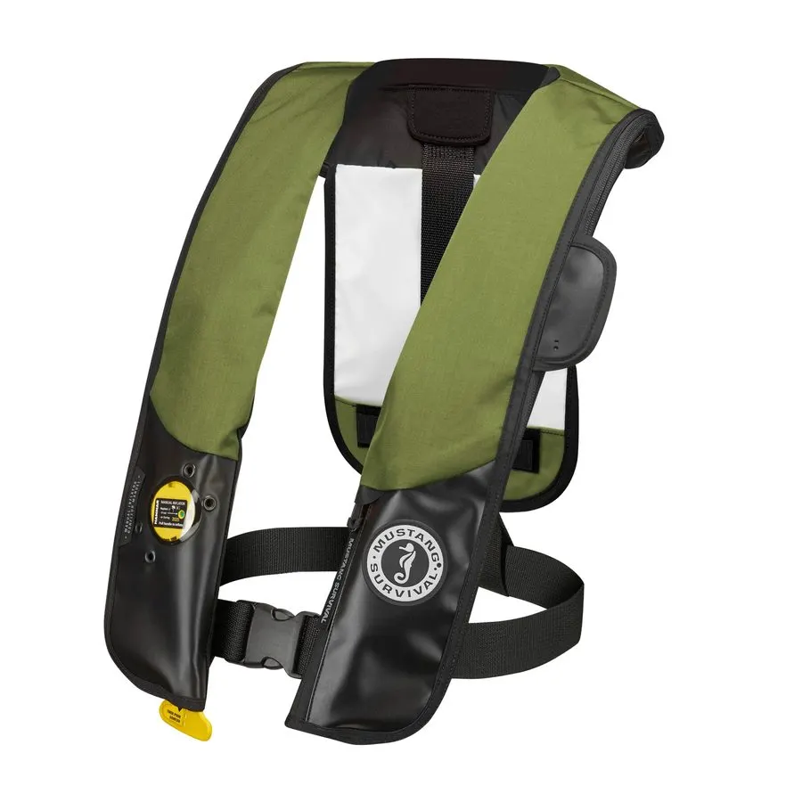 Auto/Manual Inflatable Life Vest - Green