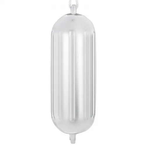 Large Yacht Cylindrical Fender 27 x 68 cm - White