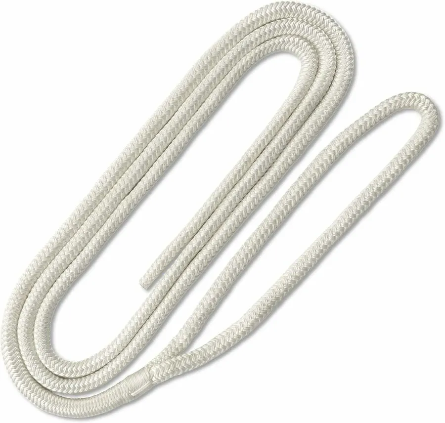 3/8" x 25 ft Double Braid Nylon Dock Line, Teal