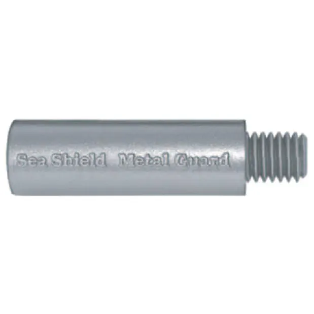Aluminium Universal 3/8" NPT Pencil Anode with Plug - Saltwater Long-Life