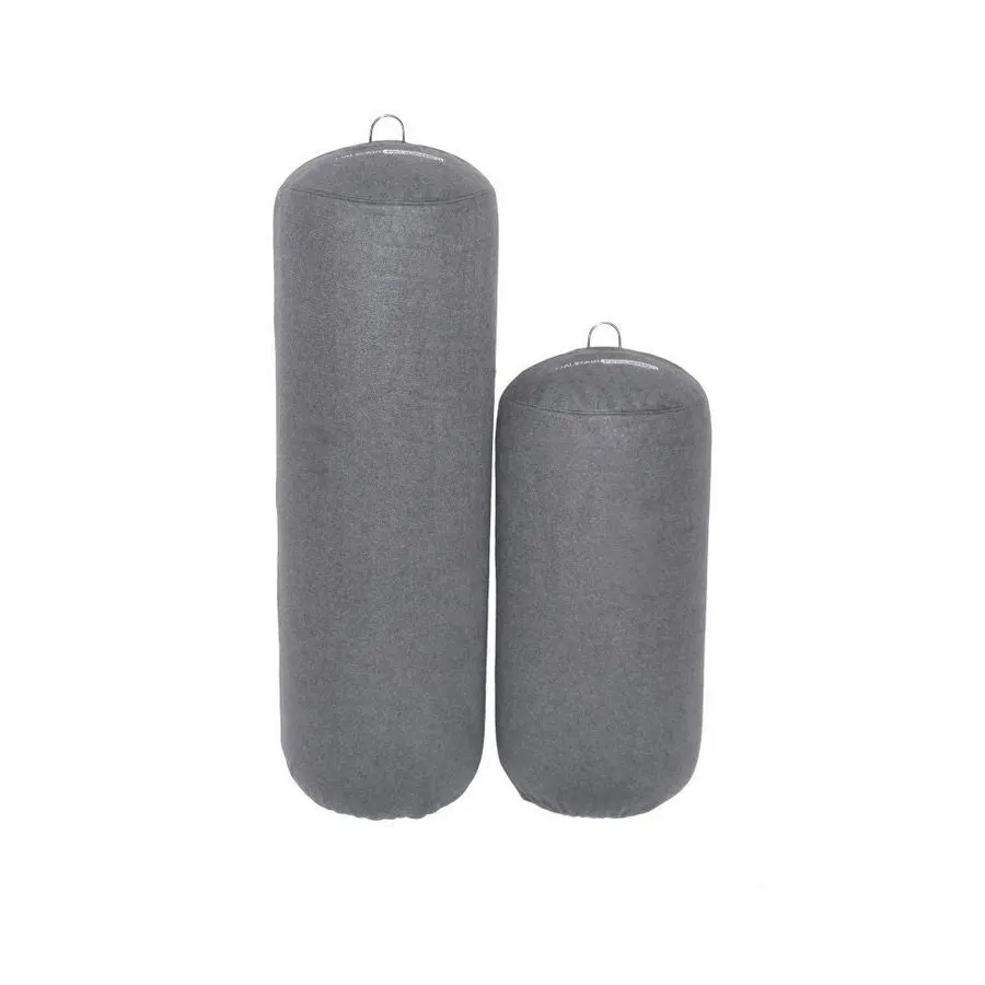 Fleece Cylindrical Fender Cover 18 x 62 cm - Grey