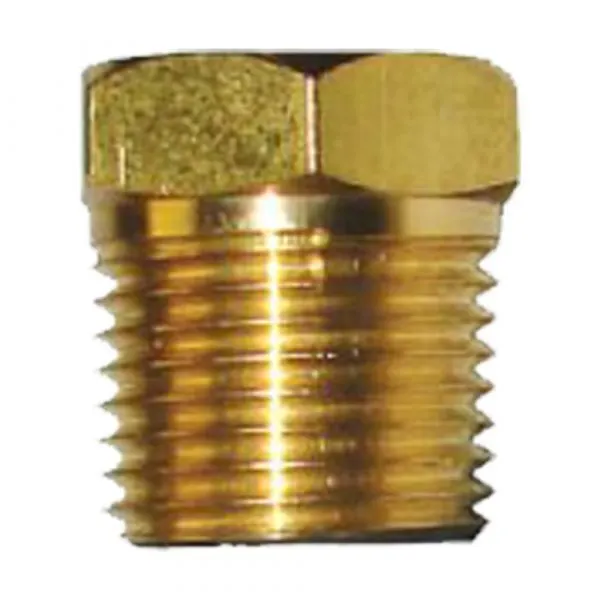 Zinc Pencil Anode with Brass Plug - 14mm Head