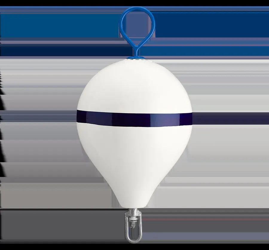 Large-Diameter Mooring Ball Fender 80 cm - White