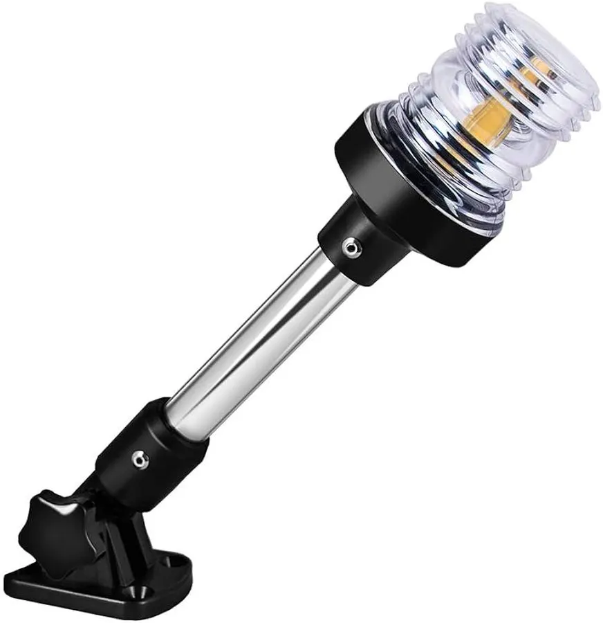 9" Fold-Down Pole LED Anchor Light