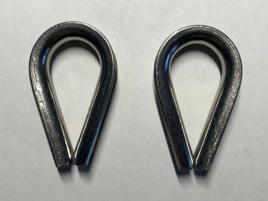 316 Stainless Steel Wire Rope Thimble 5mm (3/16")